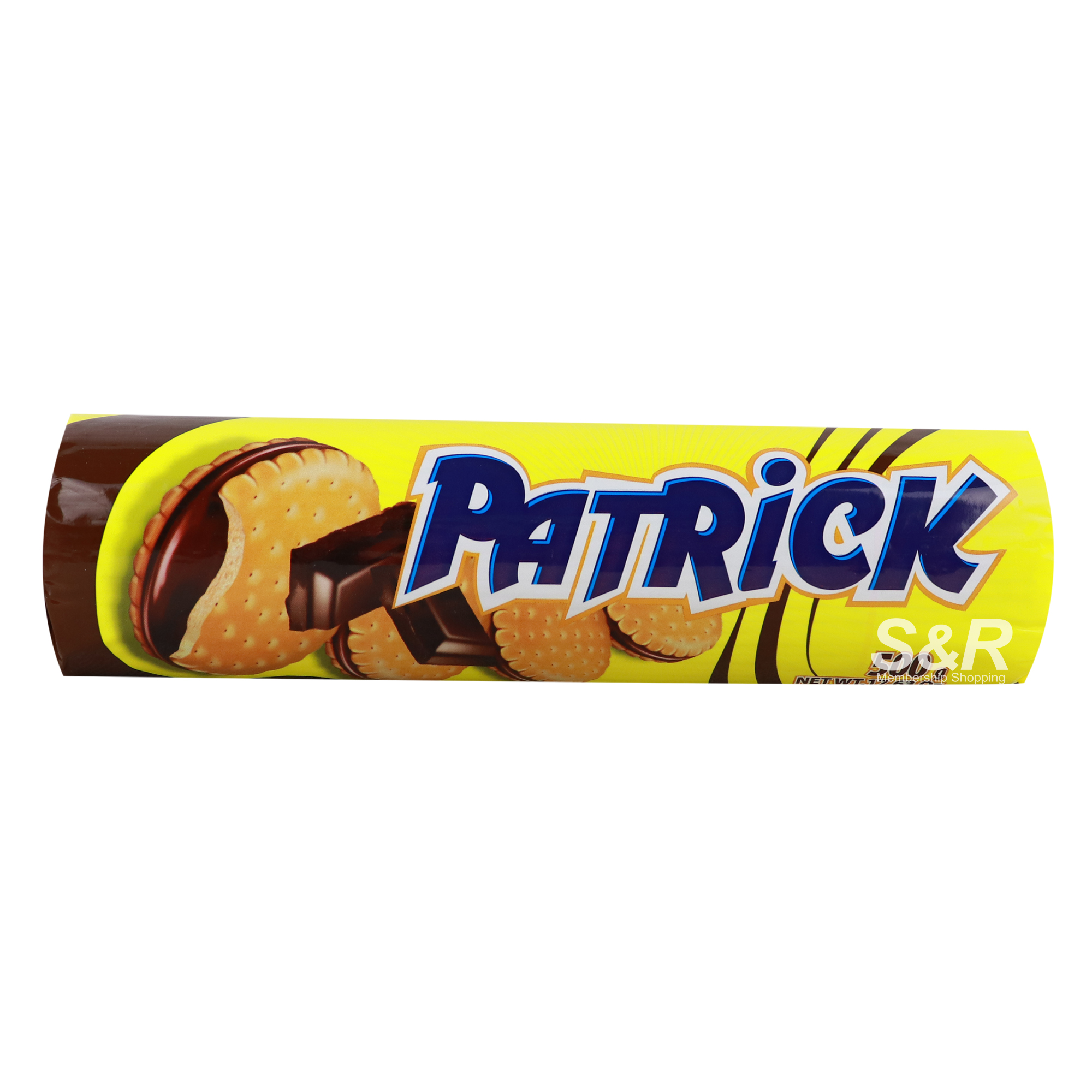Patrick Choco Cream Filled Biscuits 500g Patrick Choco Cream Filled Biscuits 500g